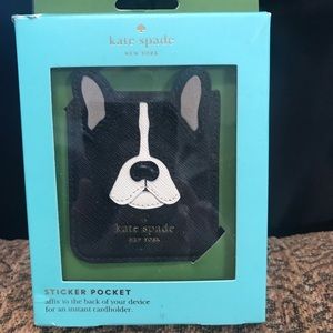 Kate Spade Frenchie Sticker Pocket